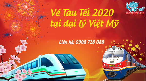 Đặt vé tàu tết năm Canh Tý 2020 tại đại lý Việt Mỹ